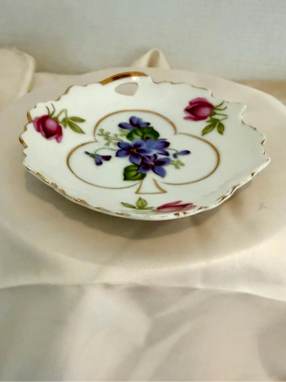 Vintage Lefton China trinket dish!